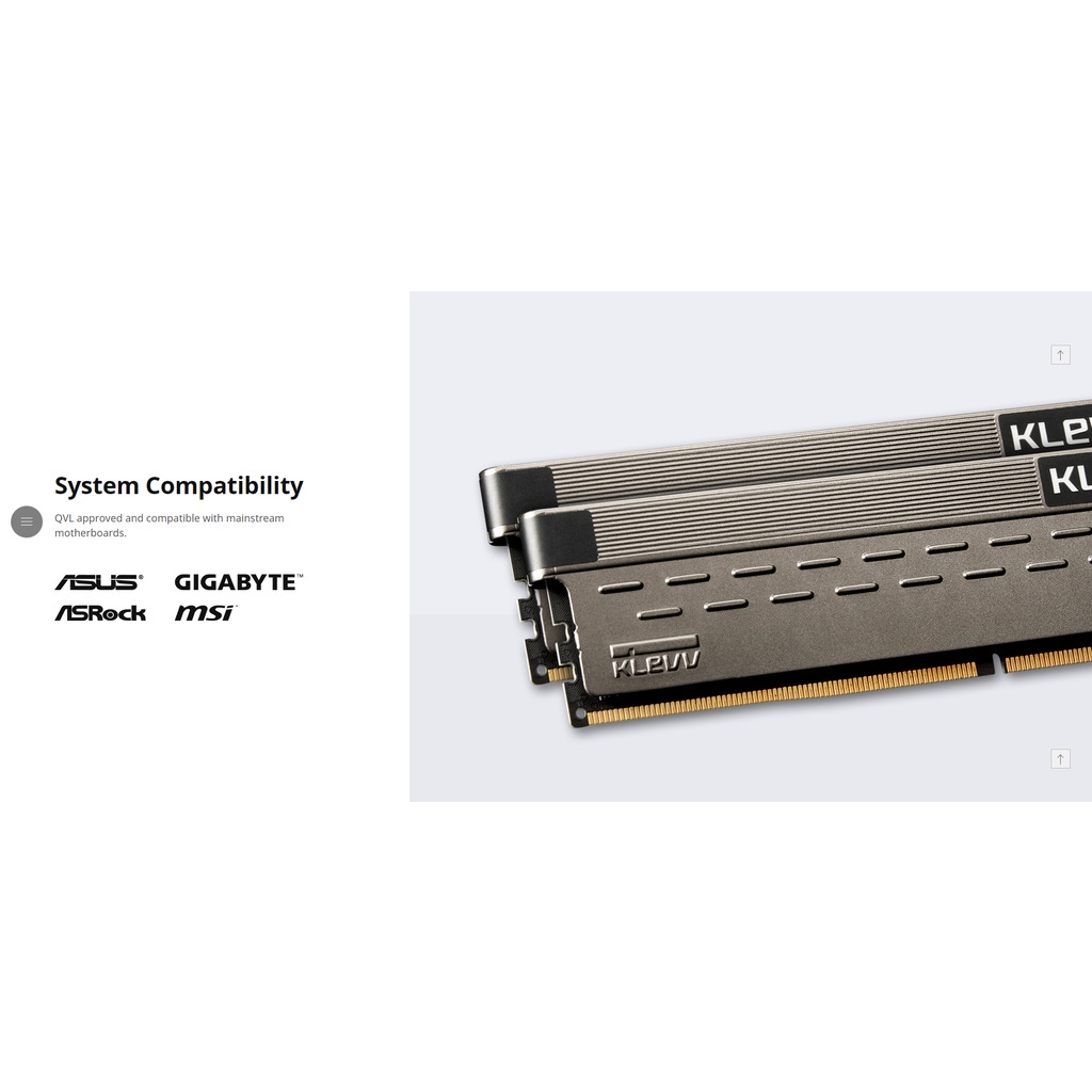メモリ KLEVV BoltX DDR4 3600MHz 16GB BOLT X