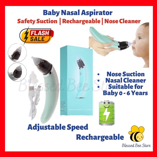 Rechargeable Baby Nasal Aspirator Baby Nose Cleaner Baby Nasal Suction ...