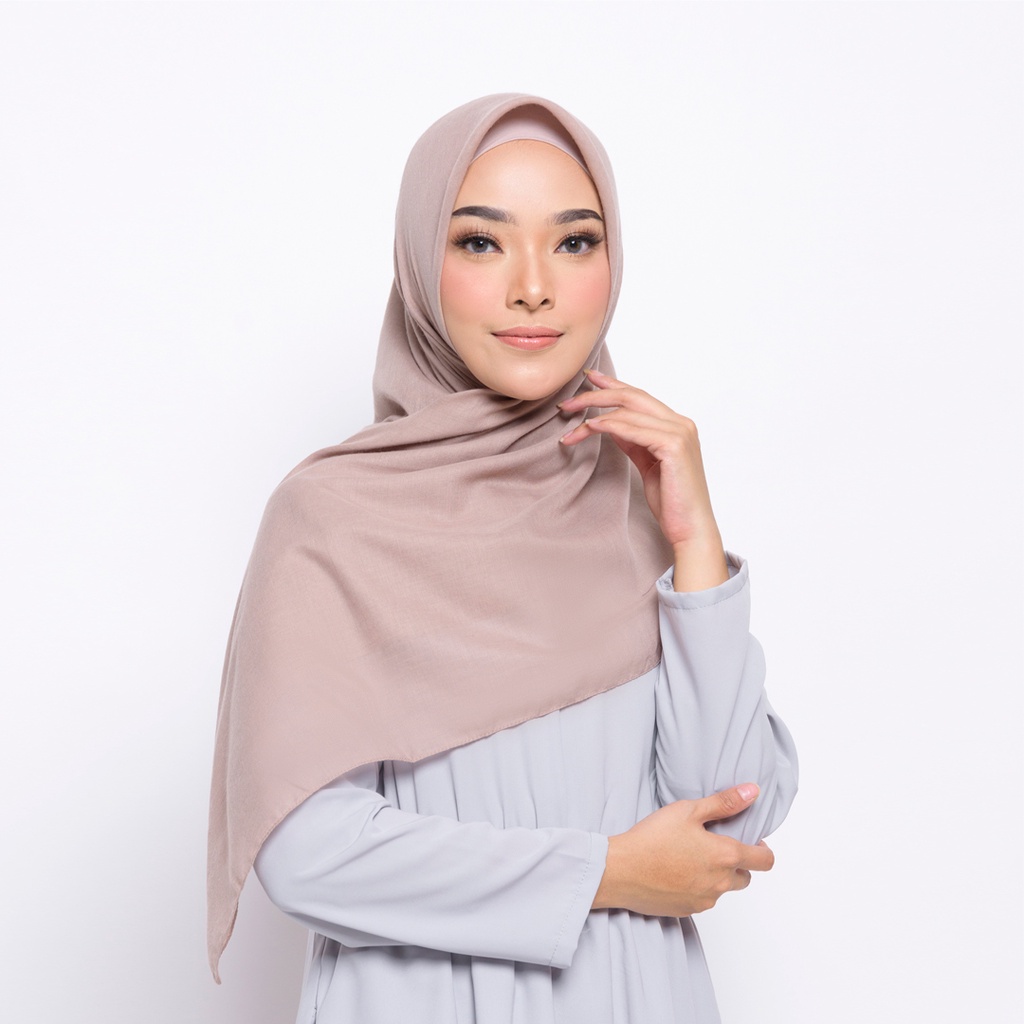 Zm Zaskia Mecca - Sadi Mocca Hijab Quadrilateral Veil | ZM Zaskia Mecca ...