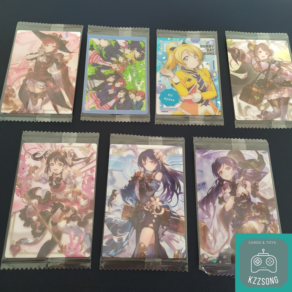 Love Live ! Bandai Wafer card official waifu cards assorted | Shopee ...