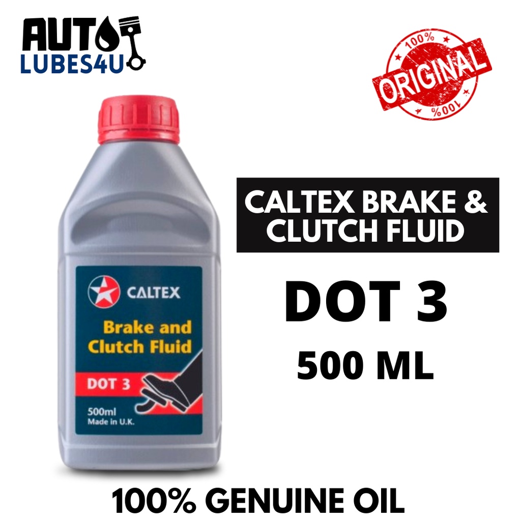 Caltex Brake & Clutch Fluid Dot 3 (500ml) Shopee Malaysia