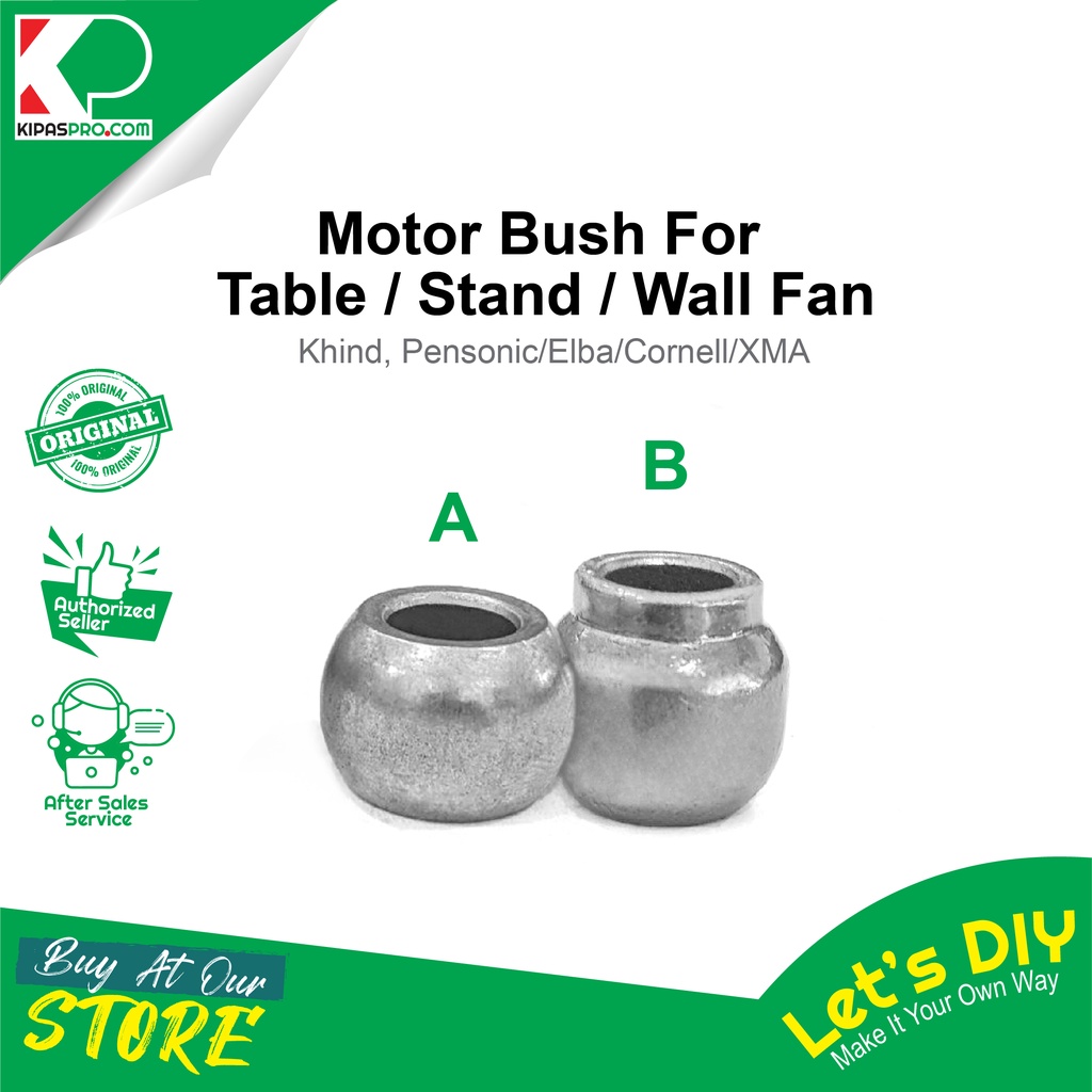 FAN MOTOR BUSH FOR TABLE, STAND, WALL & AUTO FAN BRAND KHIND, PENSONIC