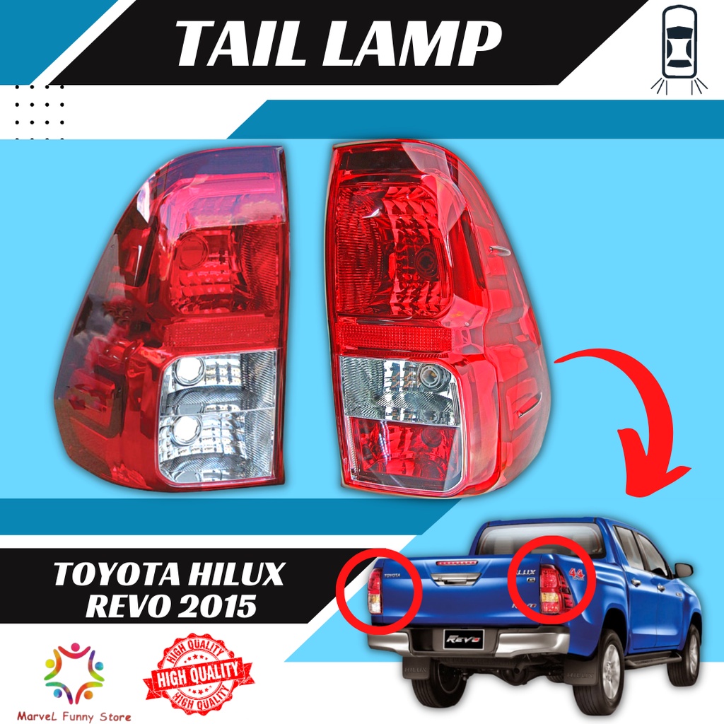 TOYOTA HILUX REVO 2016 TAIL LAMP LAMPU BELAKANG 100 NEW ORIGINAL