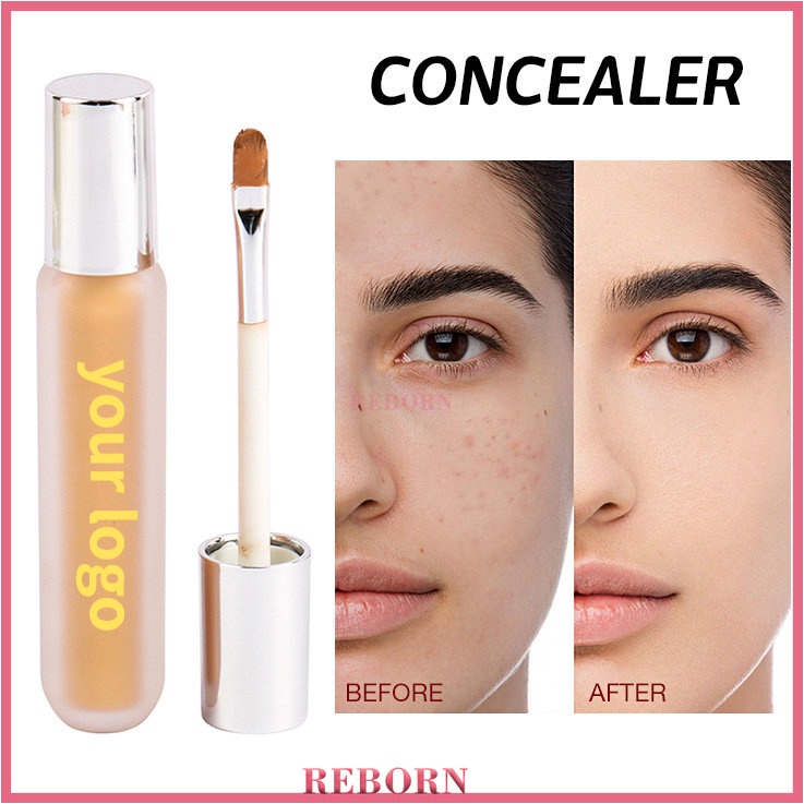 Private Label Concealer Base Makeup Full Coverage Brightens Skin Tone for A Long Time Covers Spots and Has No Logo Spot Concealer