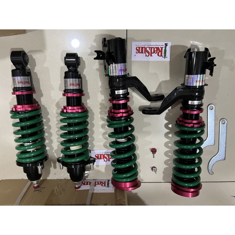 RedSuns Honda STREAM rn1 RN3 rn5 ADJUSTABLE 30 STEP HI-LOW SOFT HARD BODYSHIFT monotube ~ Ready Stock