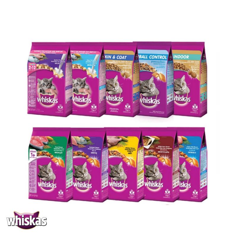 Whiskas Dry Food Kibbles 1.1kg (Kibbles/Cat Food) Shopee Malaysia