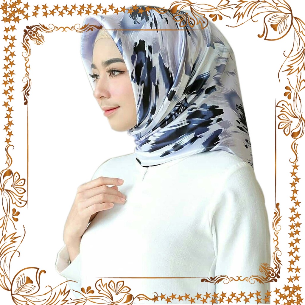 Fz03 Tudung Bawal Bidang 45 Tudung Silk Tudung Sutera 90cm Tudung Fashion Scarf Tudung Shawl 5304