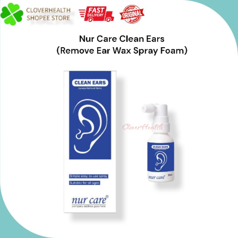 Nur Care Cleanears Earwax Removal Spray 15ml