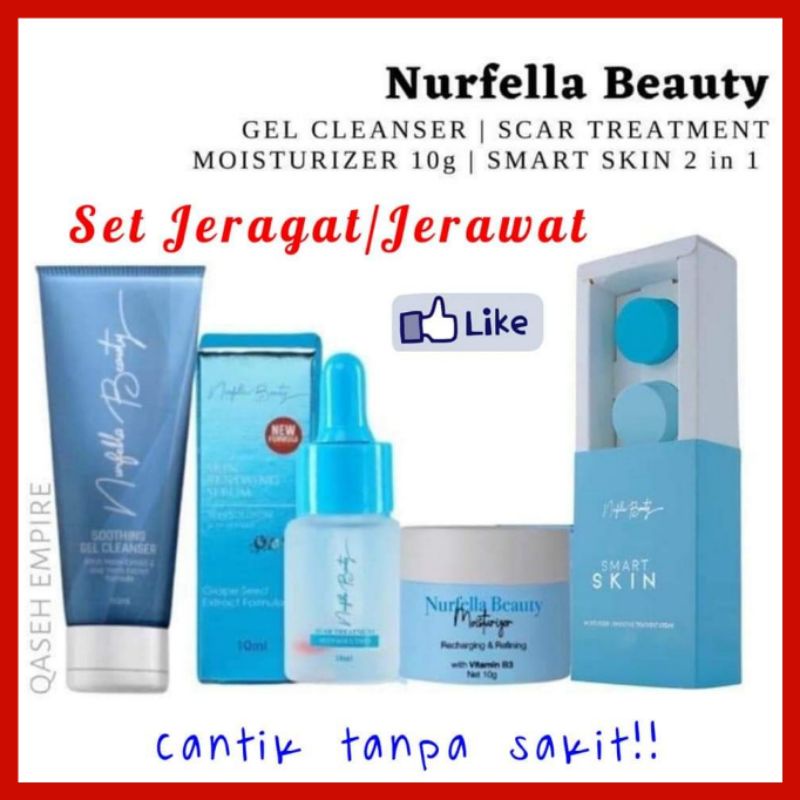 NURFELLA BEAUTY ORIGINAL Beauty box smart skin NB Scar Treatment Serum Moisturizer