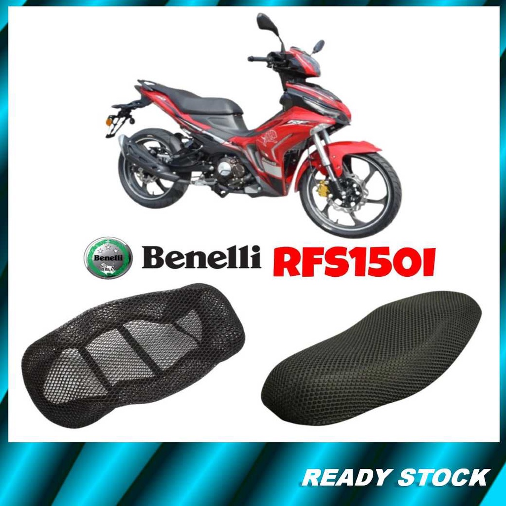 cm+Motor BENELLI RFS150i Seat Cover Net 3D Jaring Motorcycle Jaring Seat Kusyen Motosikal