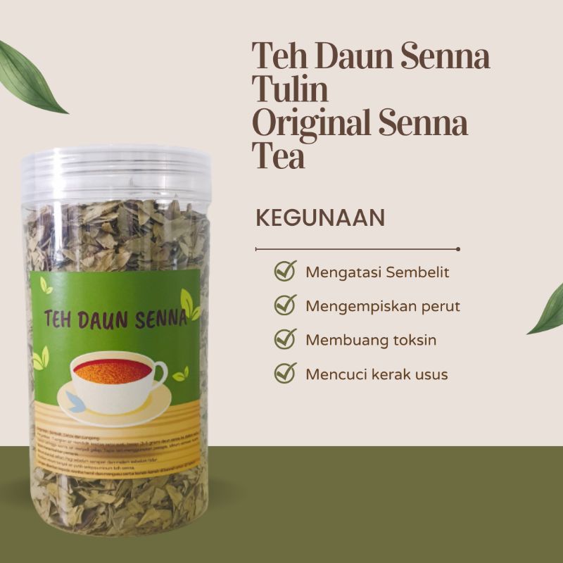 [PROMOSI][150 Gram] Teh Daun Senna Tulin Dan Bersih Untuk Sembelit ...