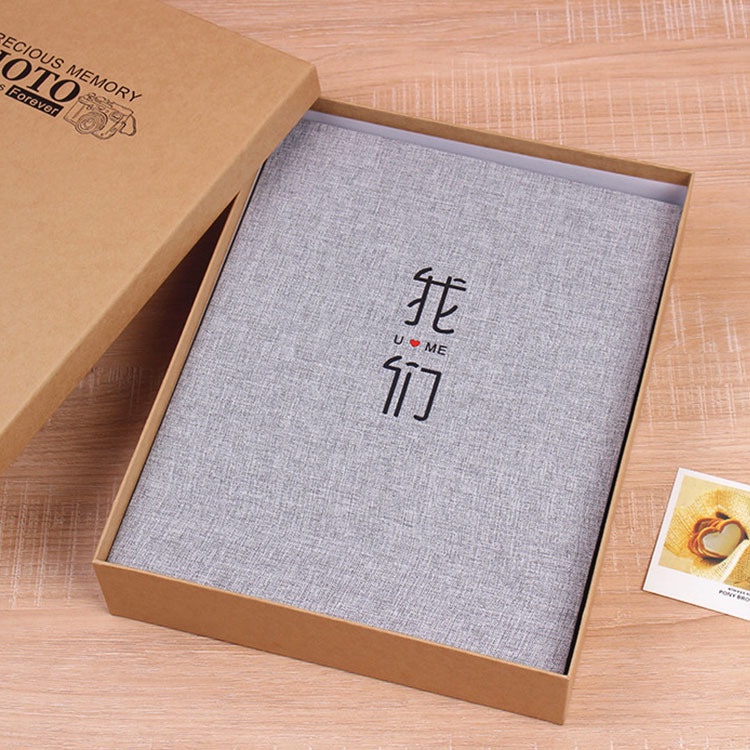 photo album DIY photo book – “WE”/ 相册 diy相簿 粘贴式纪念册 – “我们“ / album foto buku foto DIY