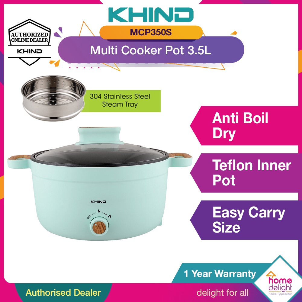 Khind Mutli Cooker With Steam Tray 3.5L [ MCP350S ] Pensonic Multi