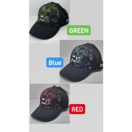 DAIWA CAP CA-70221(RED/GREEN/BLUE) | Shopee Malaysia