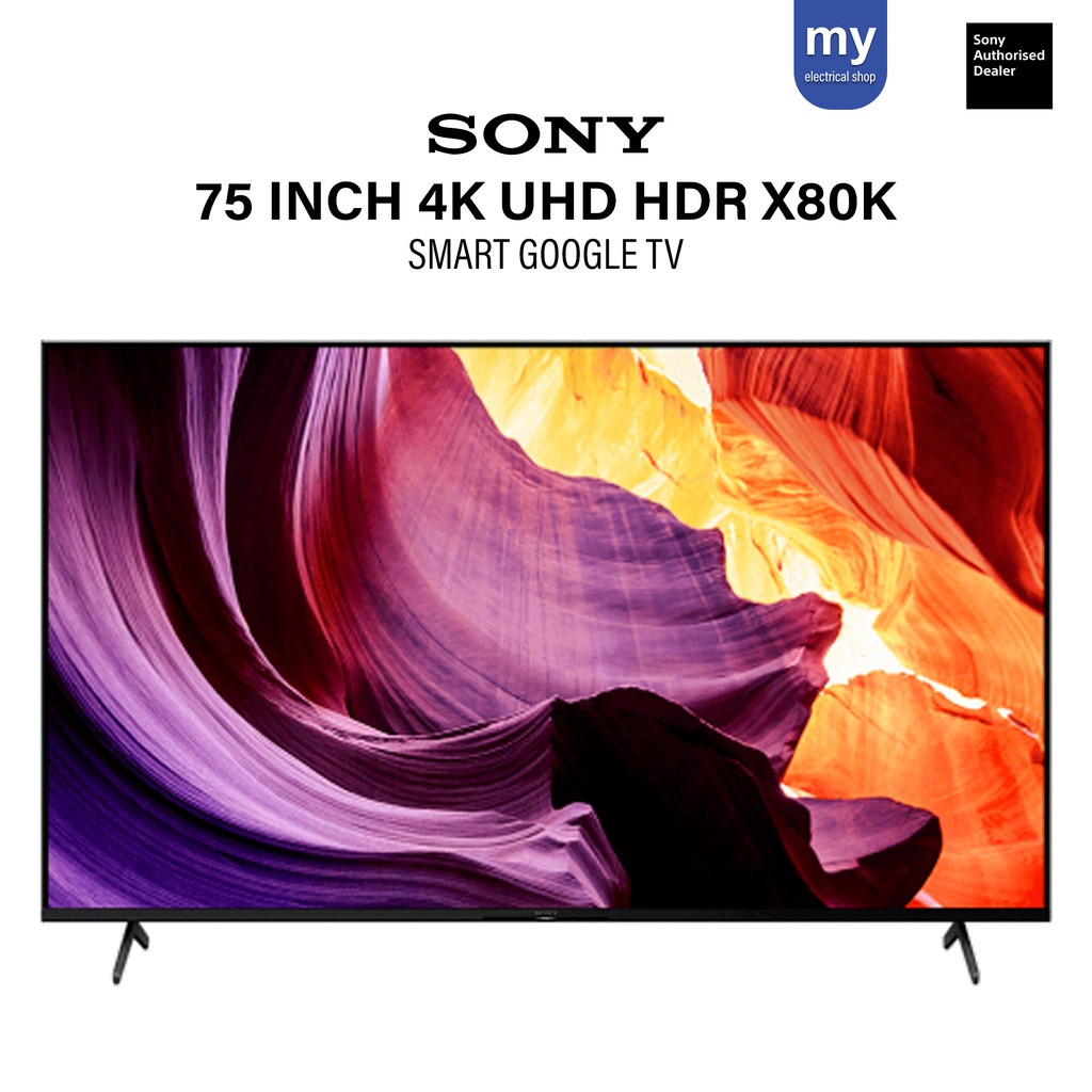 Sony KD-75X80K 75 Inch 4K UHD Google TV KD75X80K Smart TV Android TV ...