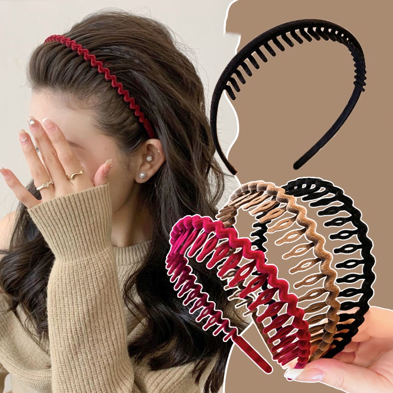 Braided Hair Band Women's Broken Hair Bangs Pressed Head Band with