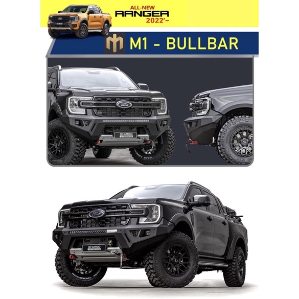 Ford ranger T9 2022 2023 2024 M1 Front bull bar bumper bullbar body kit