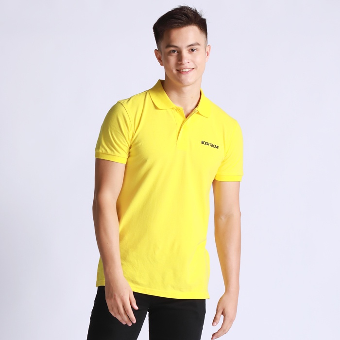 Body Glove Men's Polo Tee | 100% Cotton | Regular Fit - Yellow