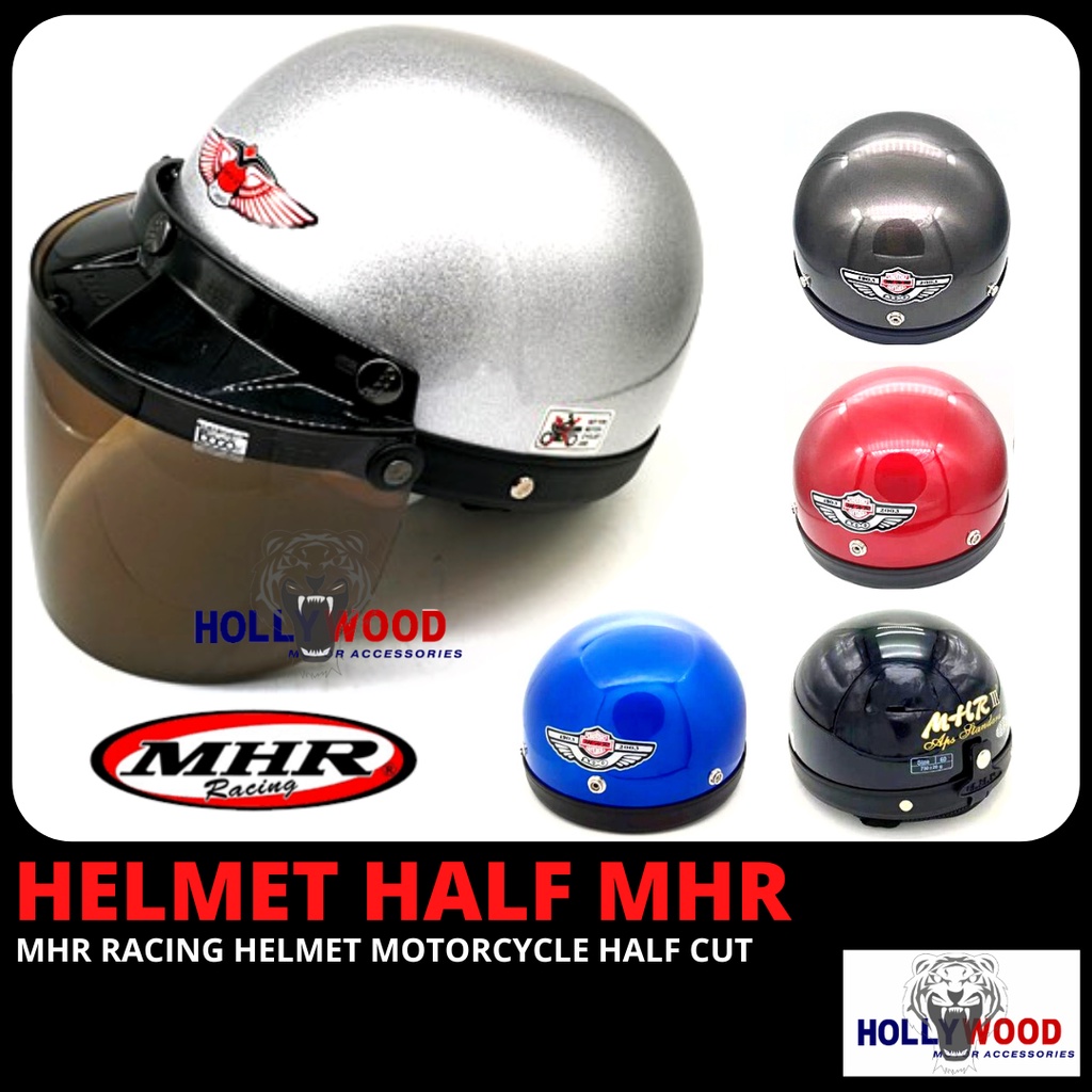 THAI STYLE HELMET STENG ORIGINAL HELMAT HALF CUT KURA KURA TOPI KELEDAR