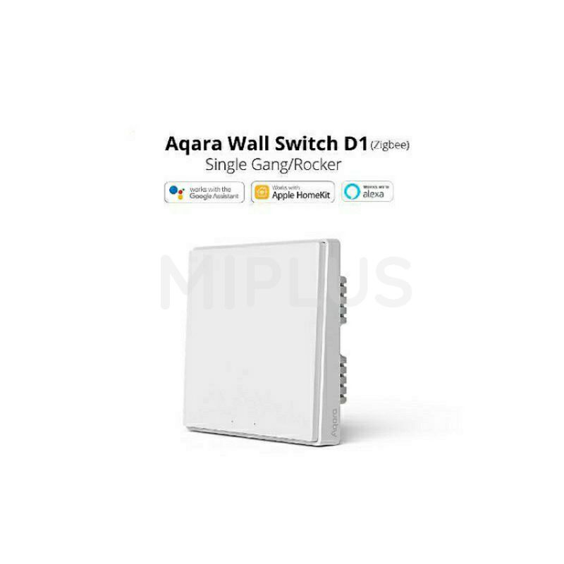 Aqara Wall Switch D1 (Without Neutral Single Rocker) Shopee Malaysia