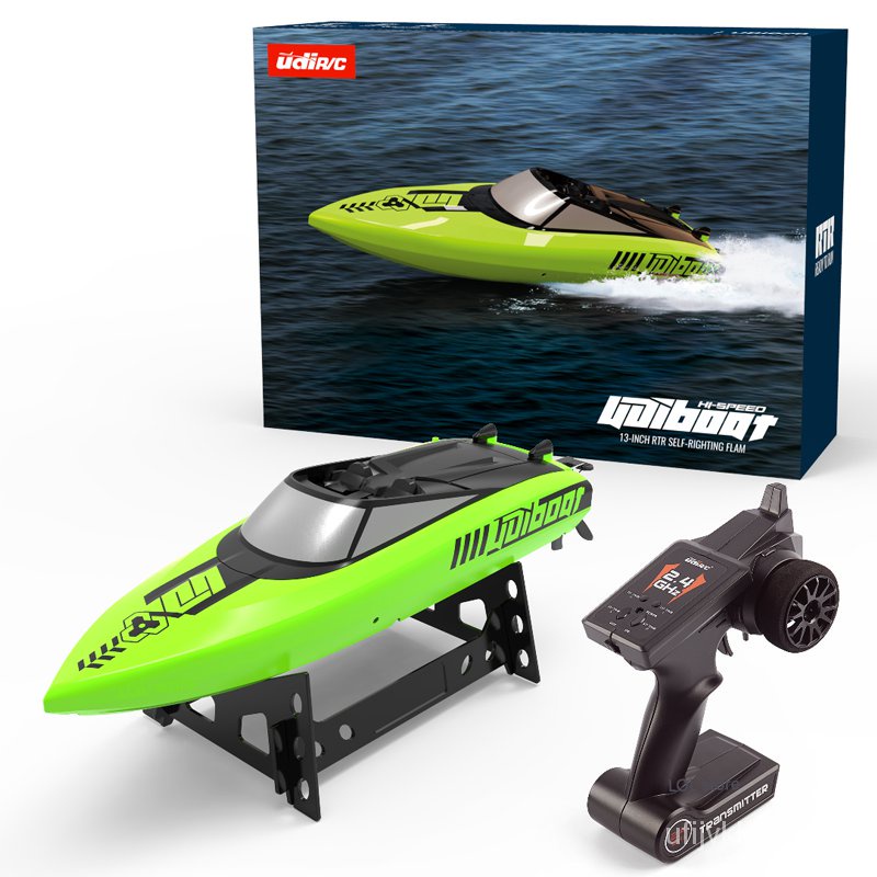 ✈️Fast Shipping✈️UDI SPEED RC BOAT UDI020 UDI021 BRUSHED BRUSHLESS 40KM/H WATERPROOF 2.4G CAPSIZE PROTECTION RC PVC BOAT