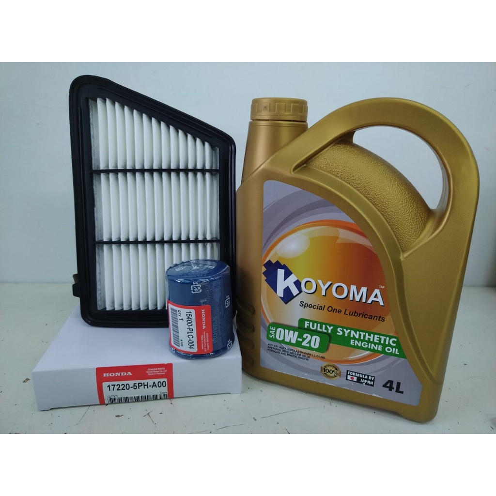 HONDA CRV TLH 2.0 2017y -2019y AIR FILTER + OIL FILTER + KOYOMA 0W20 ...