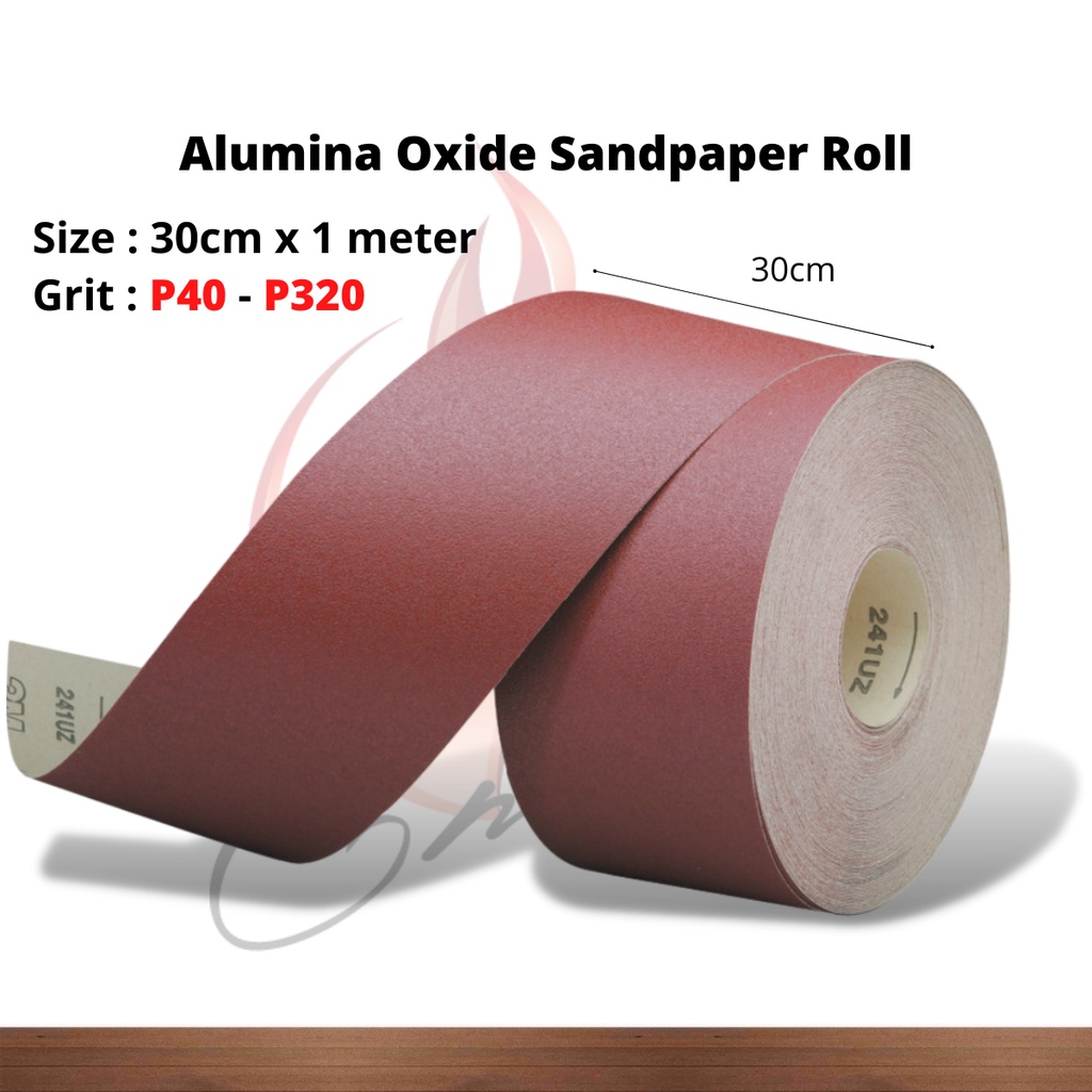 Sanding Sheet Abrasive Sand Paper Roll Wood Dry Work Aluminum Oxide