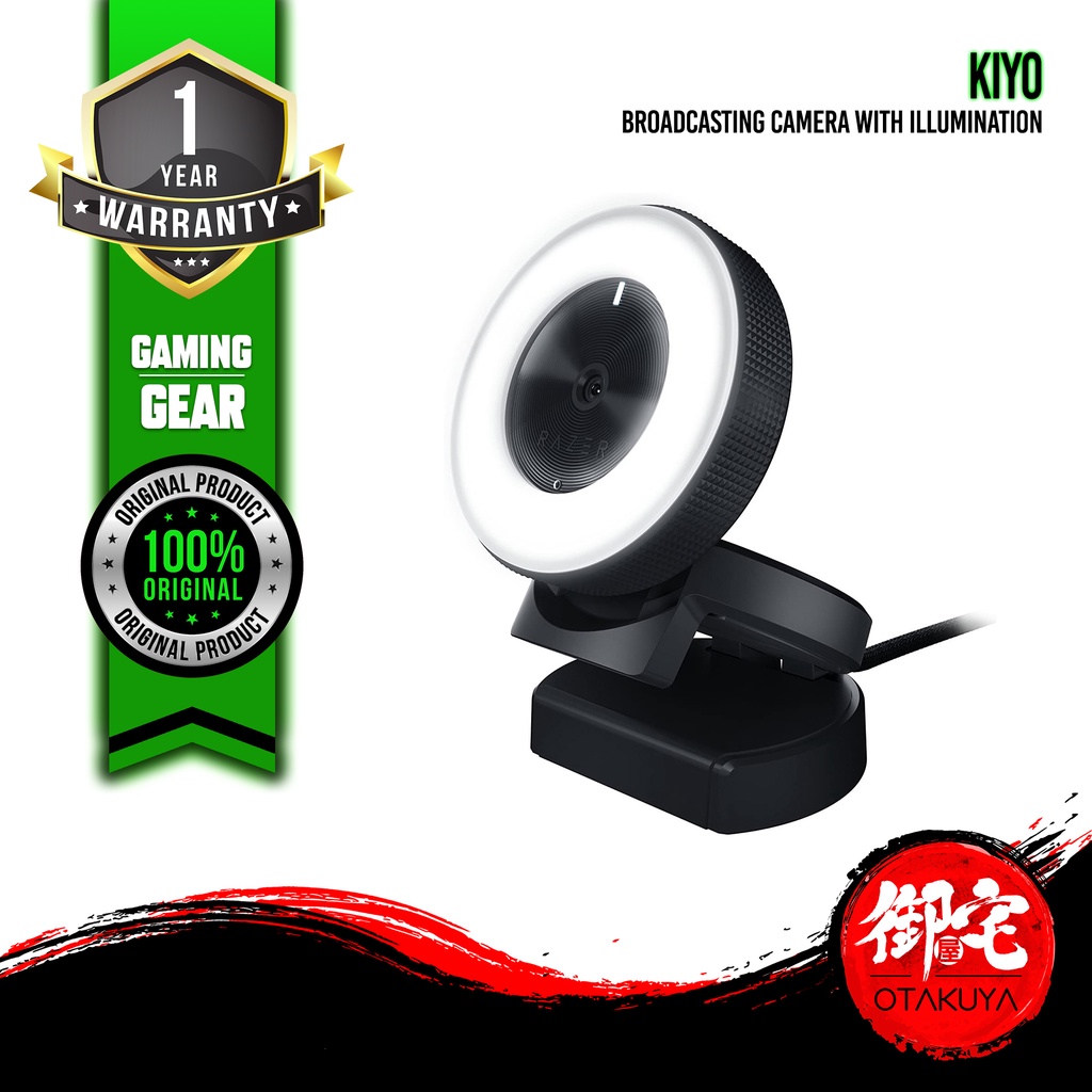 razer kiyo full hd 1080p streaming camera with illumination