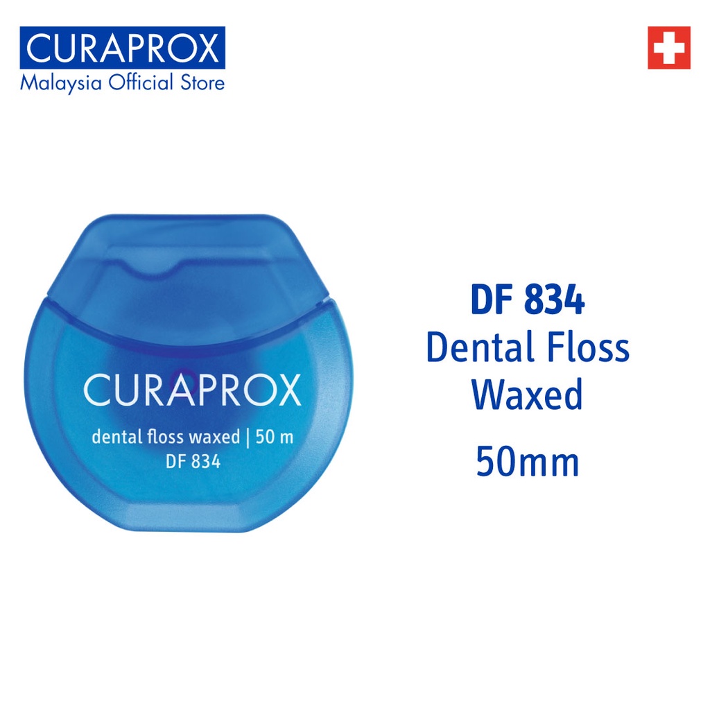 CURAPROX DF834 Dental Floss Waxed 50mm Shopee Malaysia