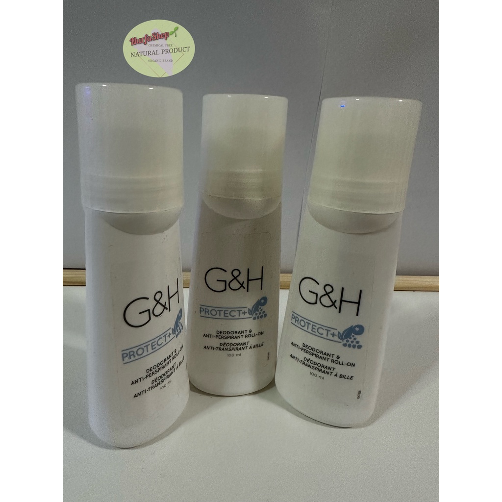 G&H PROTECT+ Deodorant & AntiPerspirant RollOn 100ml (Ready Stock