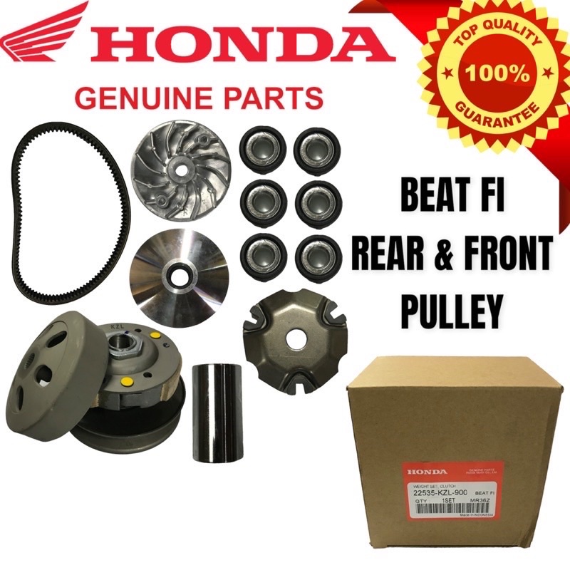 HONDA BEAT FI BEAT V1 FUEL INJECTION (K44) FRONT & REAR PULLEY SET