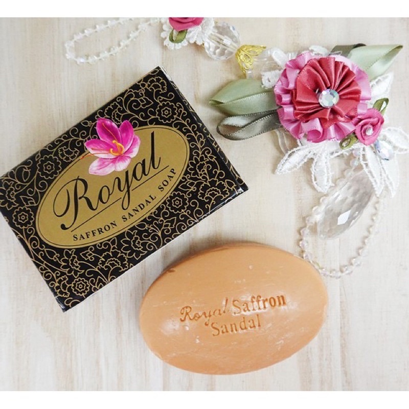 Royal Safron Sandal Soap ( BUY 4 F 1)