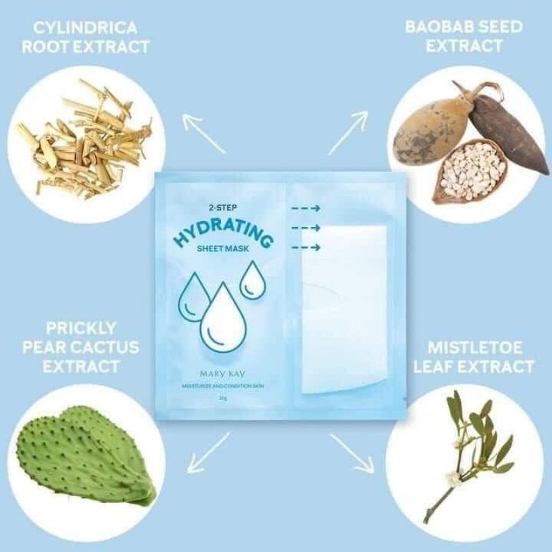 1 Day Ship MK Limited Edition 2 Step Hydrating Sheet Mask Hydrating