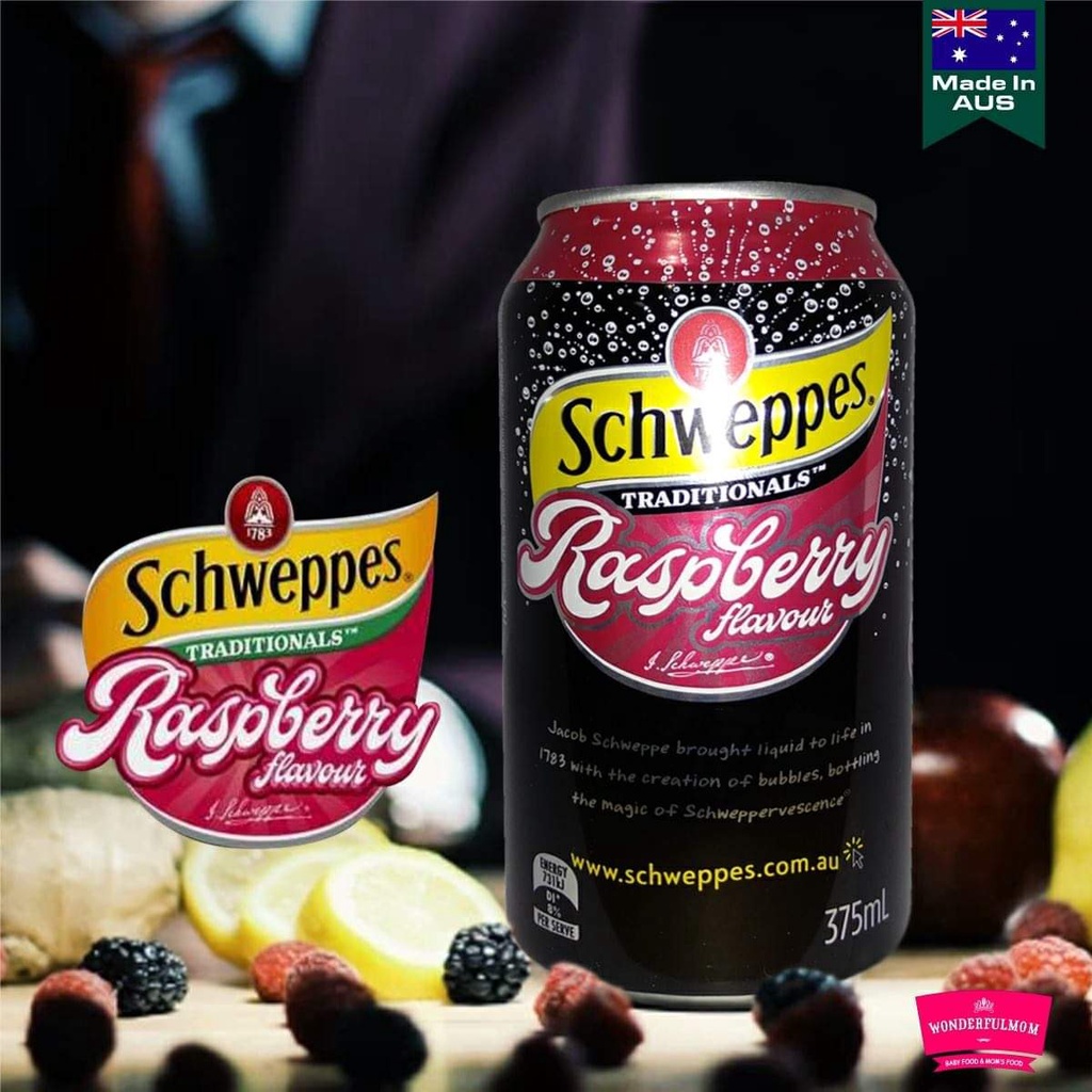Schweppes Traditional Raspberry Flavour 4 x 375ml | Shopee Malaysia