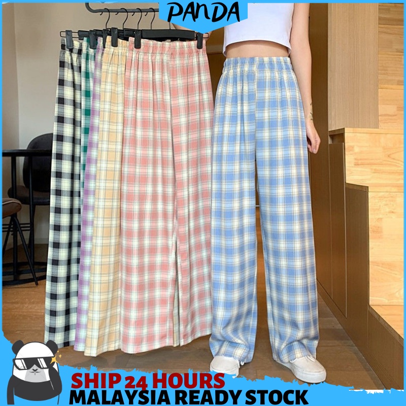 PNT42 Women Plus Size Loose Causal Wide Leg Pants Long