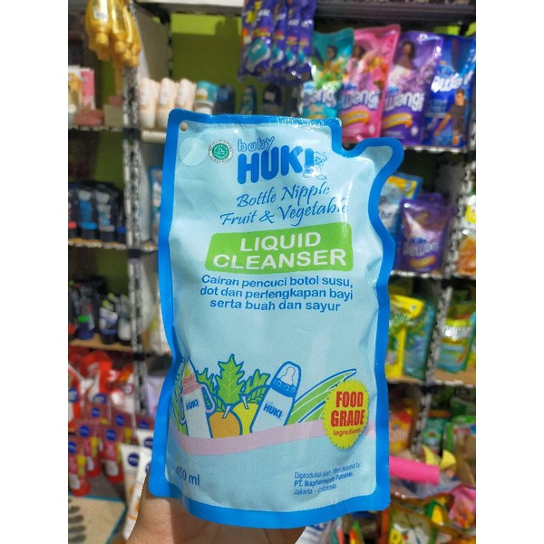 Huki Liquid Cleanser Pacifier And Fruit Cleanser 450ml | Shopee Malaysia