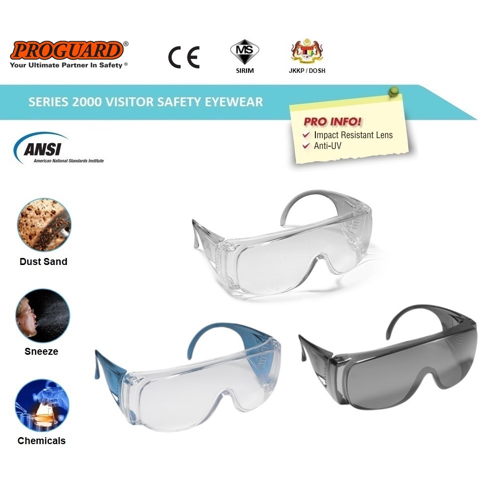 Series 2000 High UV Impact Resistant Clear or Smoke Lens Visitor Safety