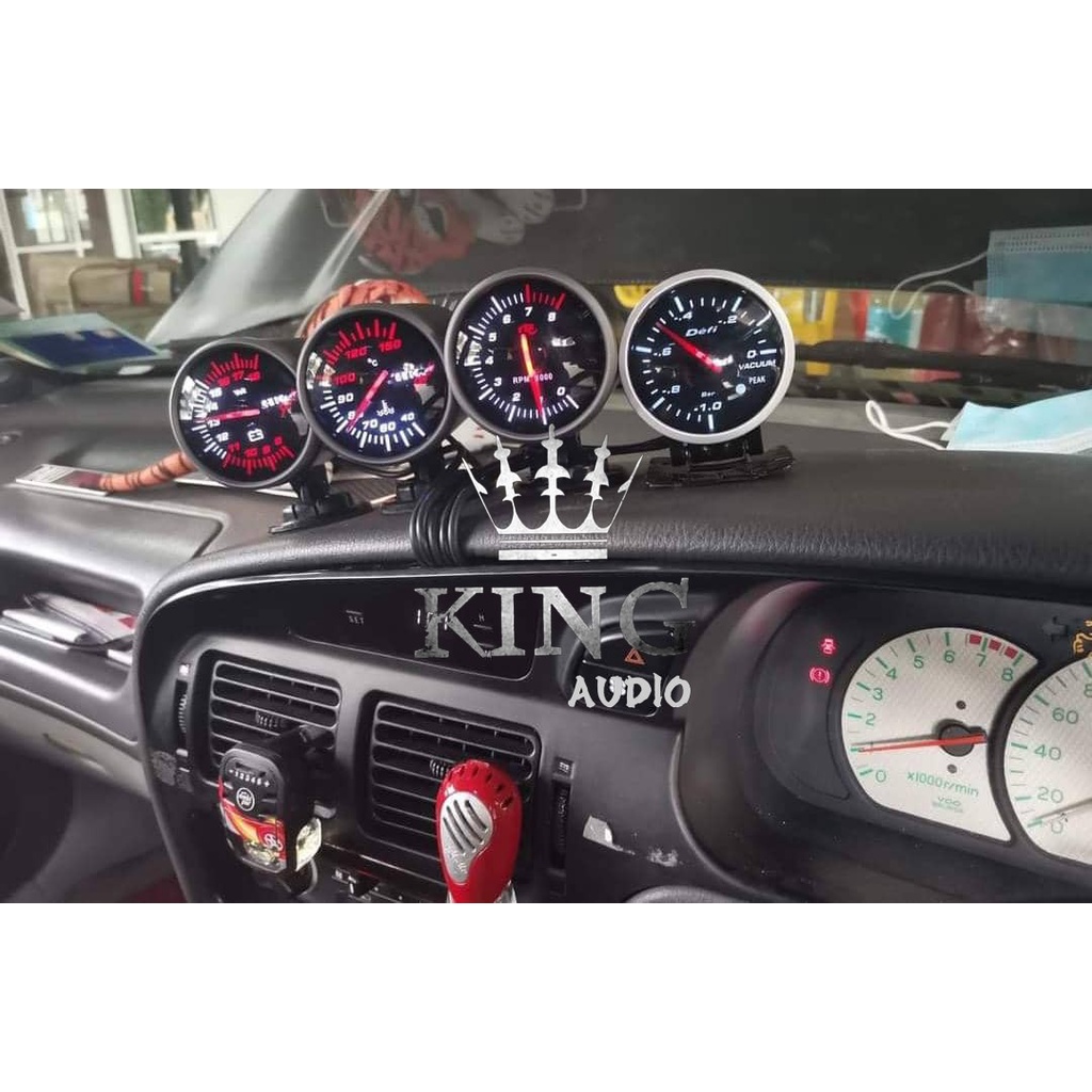 3 beradik HKS Gauge Meter 2.5" Inch 60mm Boost Turbo/ RPM Tachometer/ Vacuum/ Volt/ Water Temp/ Oil Press/ Oil Temp