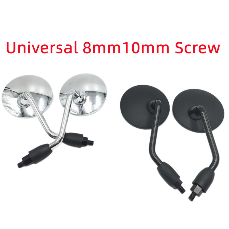 [1 Pair] Side Mirror Motorcycle Electric Vehicle Reflector Rearview