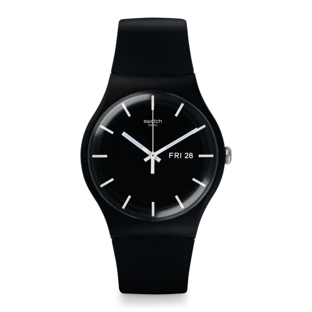 Swatch MONO BLACK Watch 41mm SO29B704