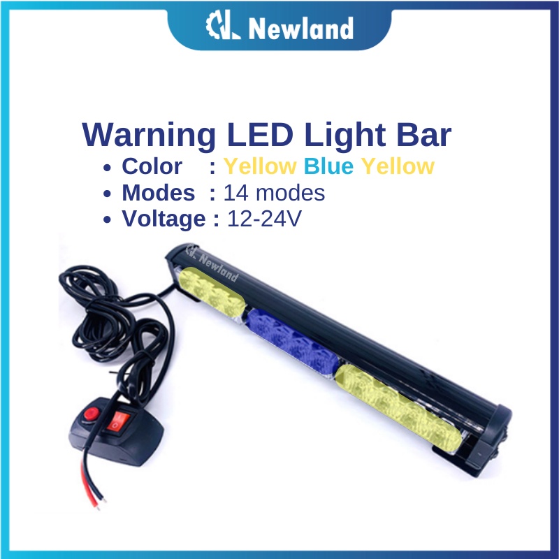 Warning Flash Strobe Light Bar / Signal Light Bar / Emergency Light Bar