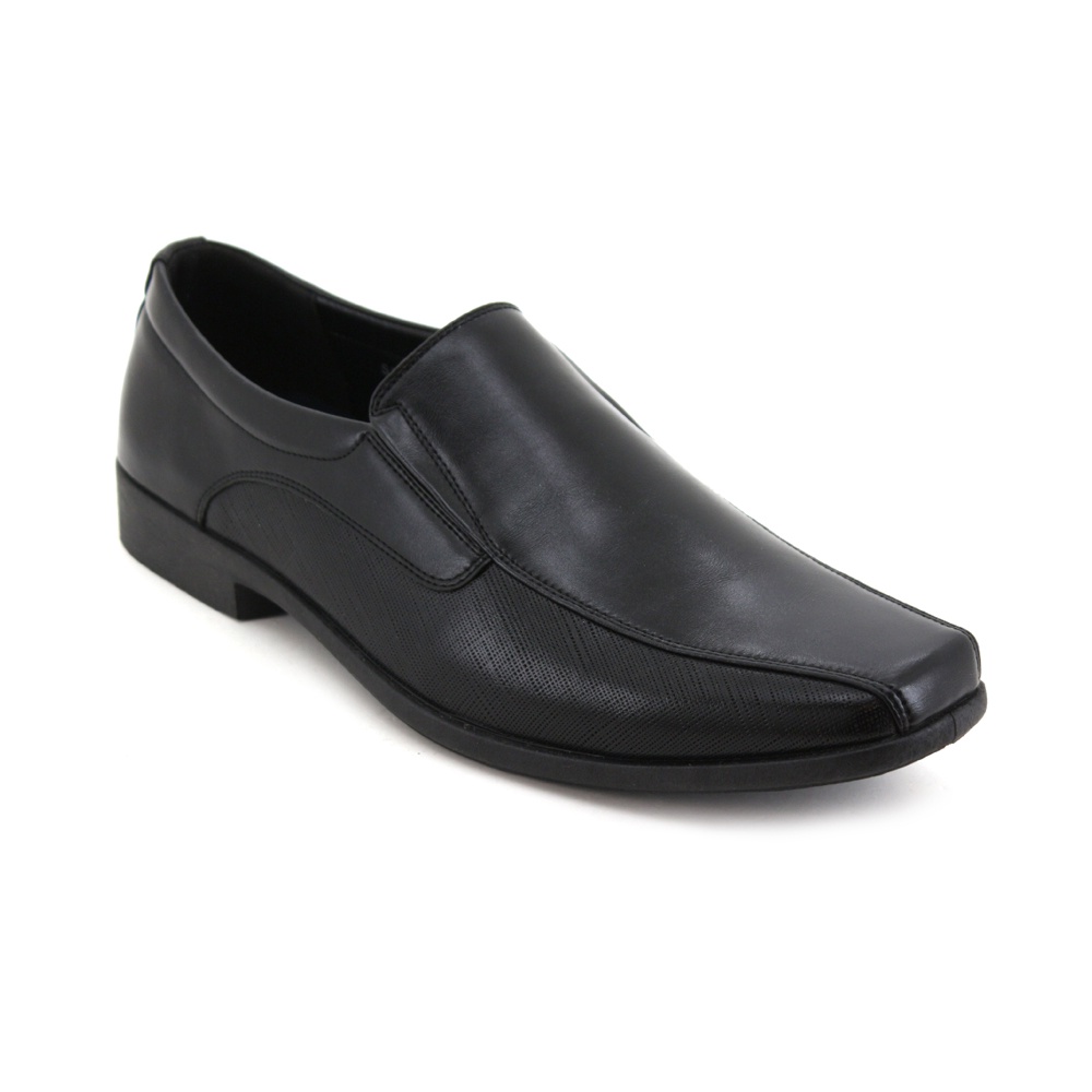 [Best Seller] BATA Men Black Slip On Faux Leather Dress Shoes - 8116285 ...