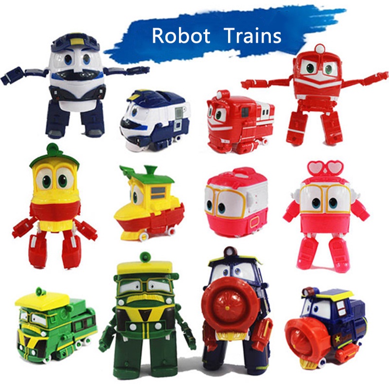 Robot Trains Rt Kay Transformer Train Figure Korean Animation Toy For Kids