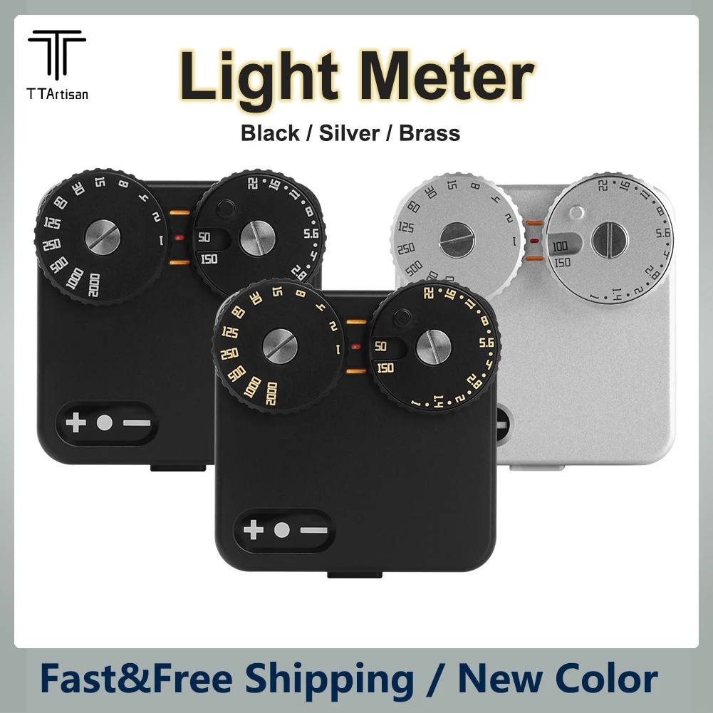 TTArtisan Light Meter Photography with Two Dial Adjust ISO,Aperture