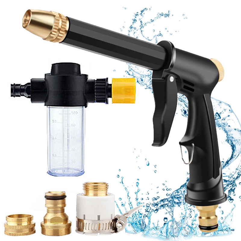 High Pressure Washer Water Gun Washing Garden Hose Nozzle Spray Sprayer