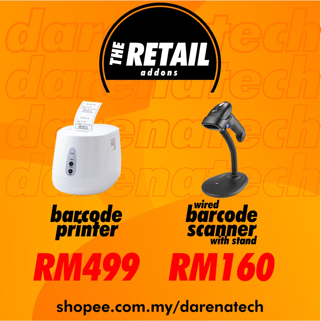 Retail Add On Kedai Runcit / Grocery Store / Boutique/ Vape Store POS System Accessories