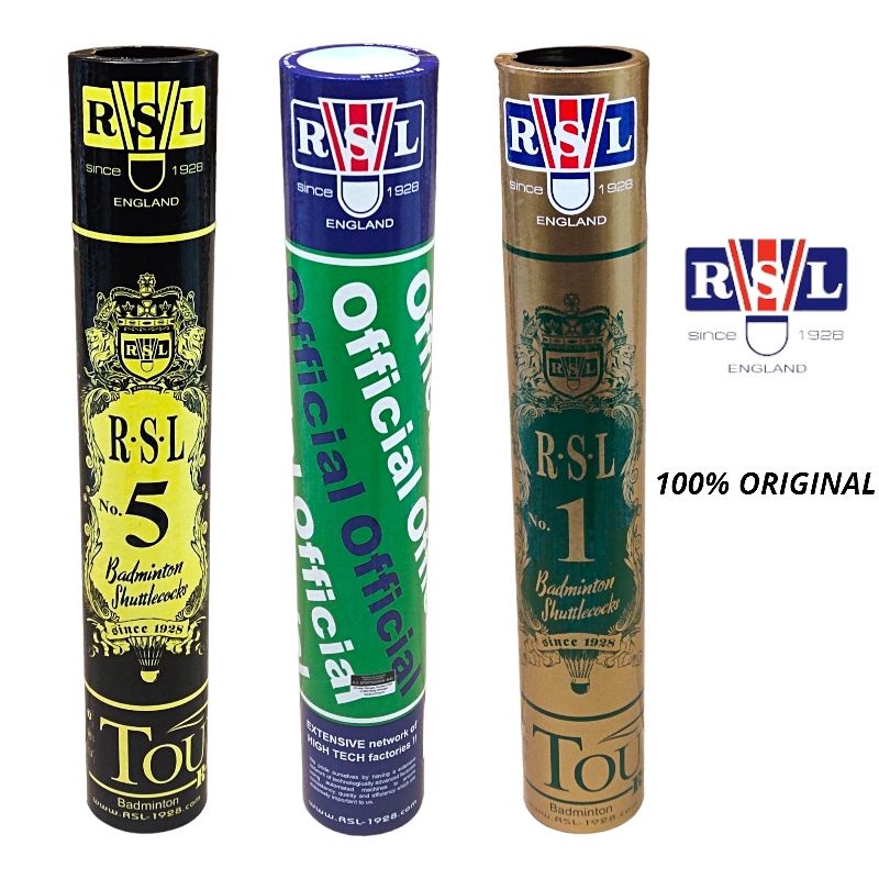(Ready Stock) Rsl No5/Official/No1 (1dozen) Speed77 Original Badminton Shuttlecock Shopee Malaysia