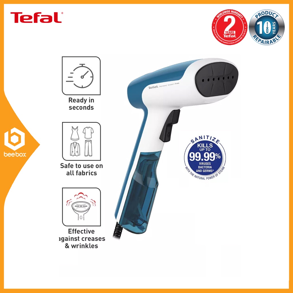Tefal DT6130 Access Steam First Handheld Garment Steamer 1300W (Garment