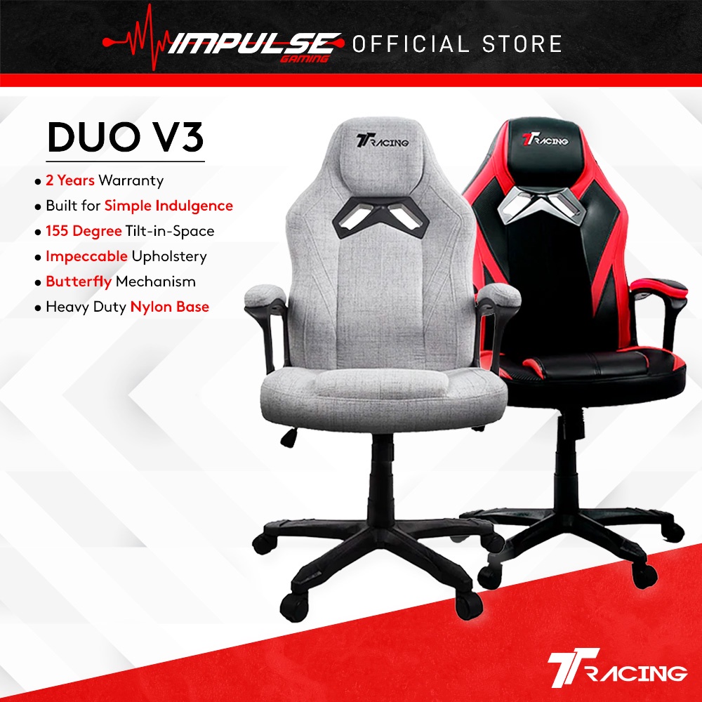 TTRacing Duo V3 Gaming Chair Office Chair Kerusi Gaming [2 Years