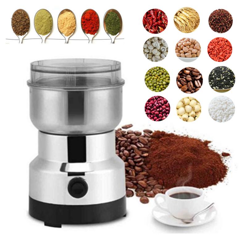 Kitchen Electric Coffee Grinder Grain Nut Spice Grinder Multi-purpose Home Coffee Blender